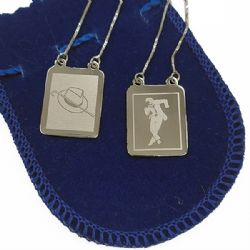 Escapul�rio De Prata 925 Z� Pilintra E Chap�u